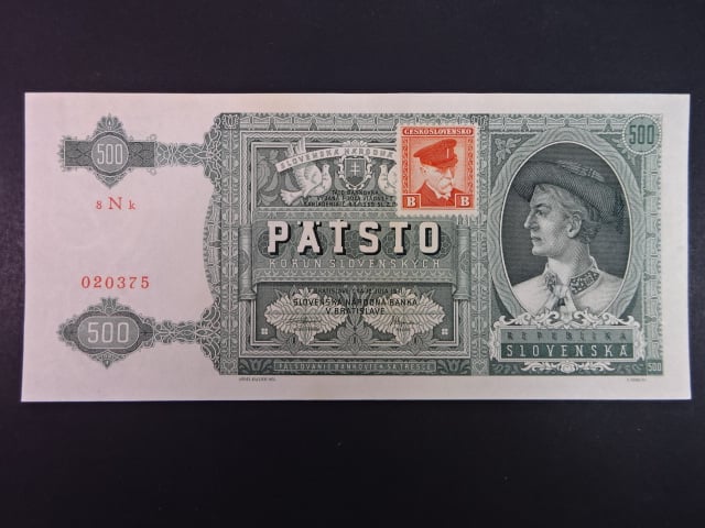 500 Ks 1941 kolkovaná série 8Nk