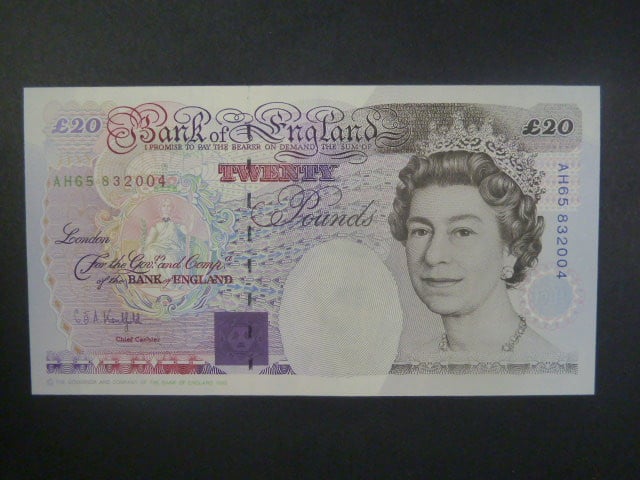 20 Pounds 1991 Kentfield, BNB. B195b, Pi. 384