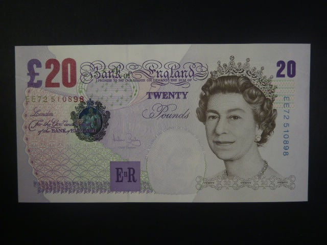20 Pounds 2004 Bailey, BNB. B200b, Pi. 390