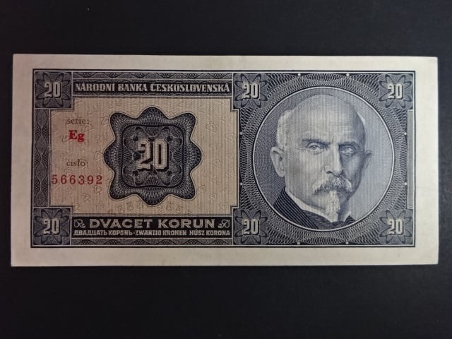 20 Kč 1926 série Eg