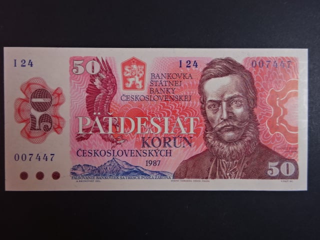 50 Kčs 1987 série I 24