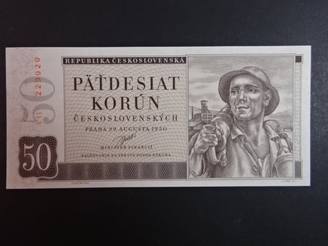 50 Kčs 1950 série A 11
