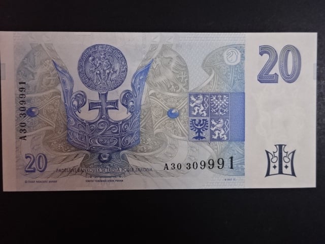 20 Kč 1994 série A 30
