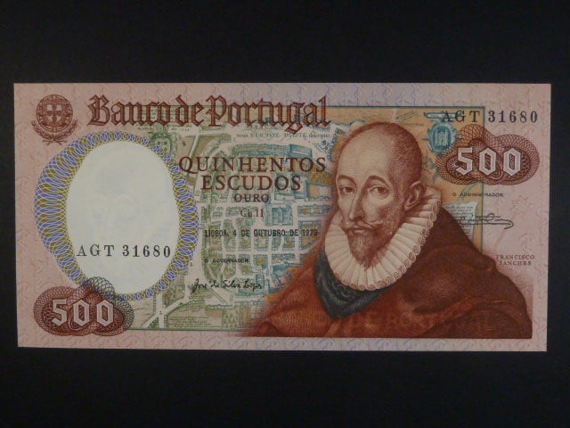 500 Escudos 1970, varianta podpisu 2, Pi. 177a