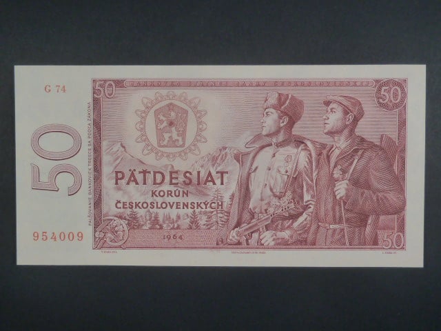 50 Kčs 1964 série G 74