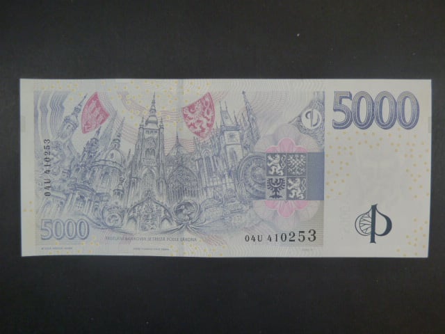 5000 Kč 2023 série 04 U