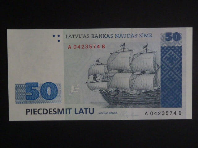 50 Latu 1992, BNB. B227a, Pi. 46