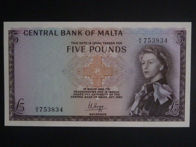 5 Pounds 1967, BNB. B203a, Pi. 30