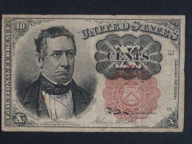 USA, 10 Cents 1874, Pi. 122