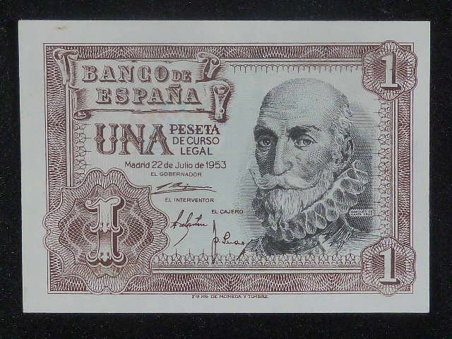 1 Peseta 1953, BNB. B610a, Pi. 144