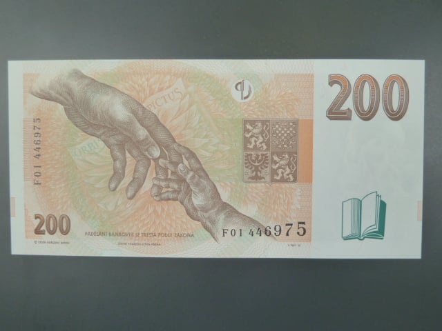 200 Kč 1998 série F 01, první série