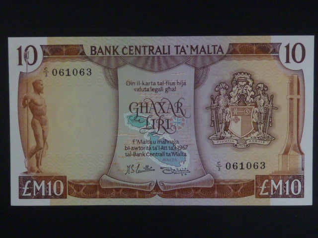 10 Liri 1973, BNB. B206c, Pi. 33