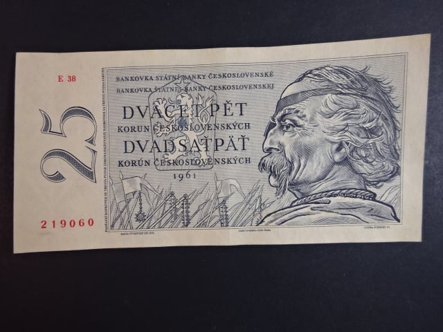 25 Kčs 1961 série E 38