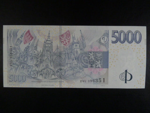 5000 Kč 2023 série 24 U poslední série