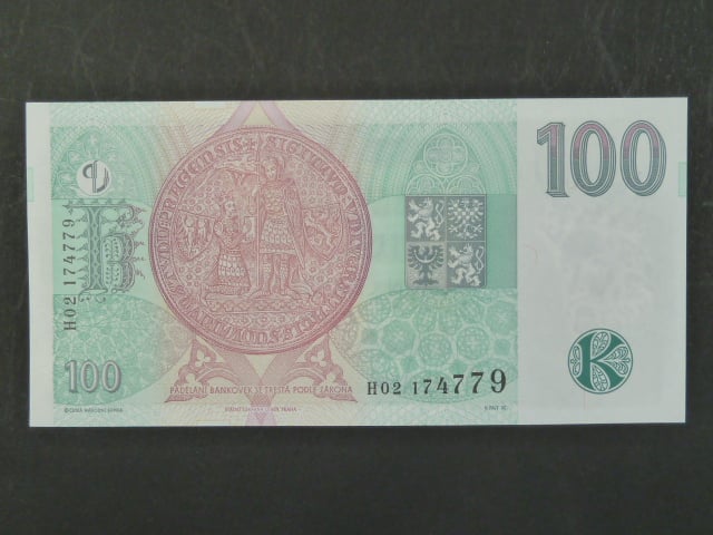 100 Kč 1997 série H 02