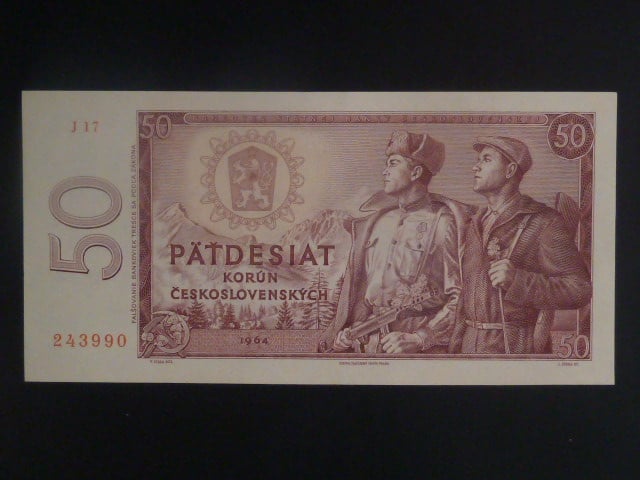 50 Kčs 1964 série J 17