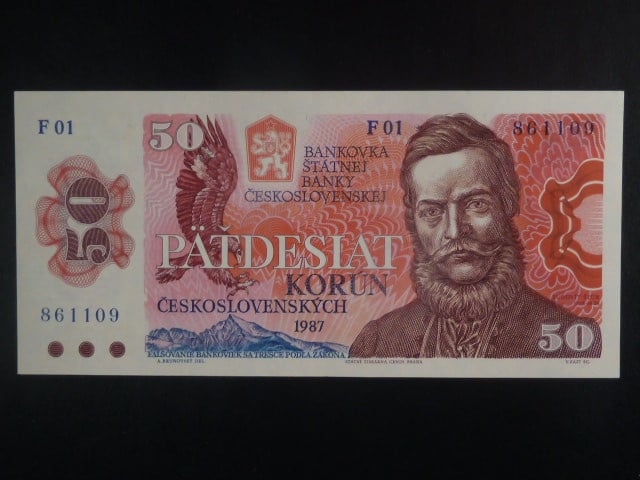 50 Kčs 1987 s. F 01