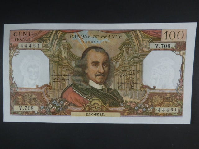 100 Francs 3.5.1973, BNB. B1007d, Pi. 149
