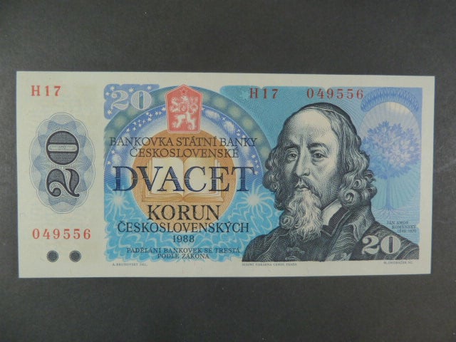 20 Kčs 1988 série H 17