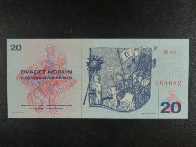 20 Kčs 1970 série M 02