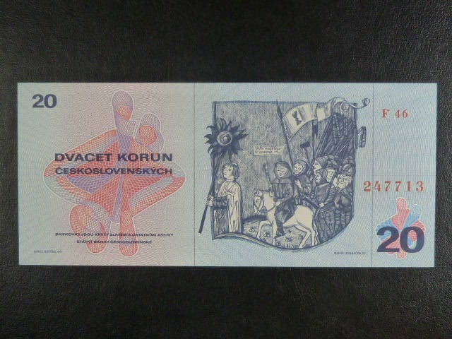 20 Kčs 1970 série F 46