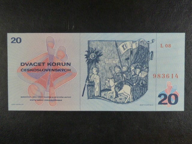 20 Kčs 1970 série L 08