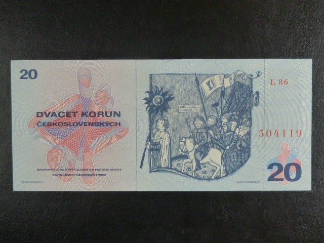 20 Kčs 1970 série L 86