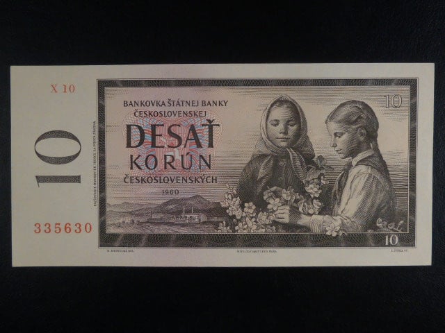 10 Kčs 1960 série X 10