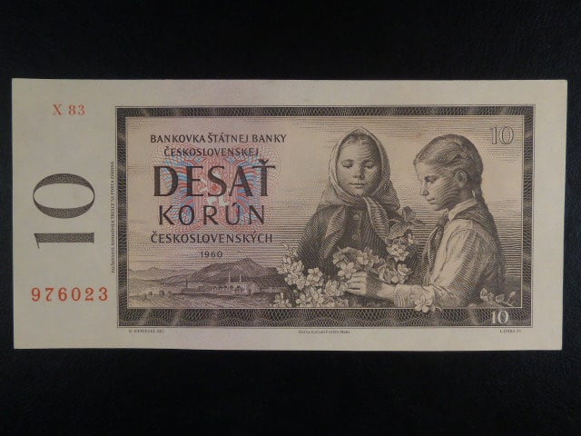 10 Kčs 1960 série X 83