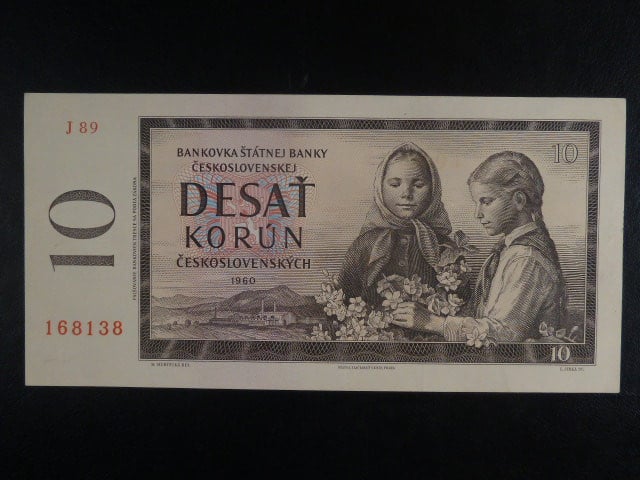 10 Kčs 1960 série J 89