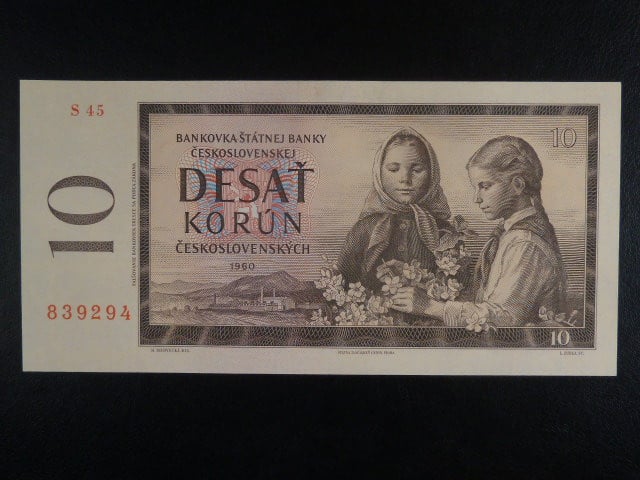 10 Kčs 1960 série S 45