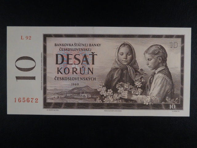 10 Kčs 1960 série L 92