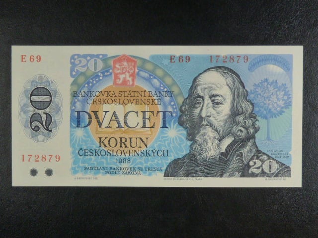 20 Kčs 1988 série E 69