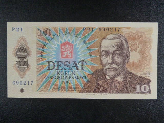 10 Kčs 1986 série P 21