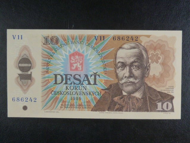 10 Kčs 1986 série V 11