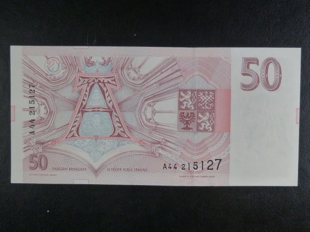 50 Kč 1993 série A 44