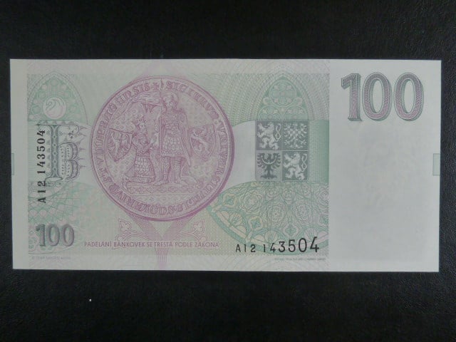 100 Kč 1993 série A 12