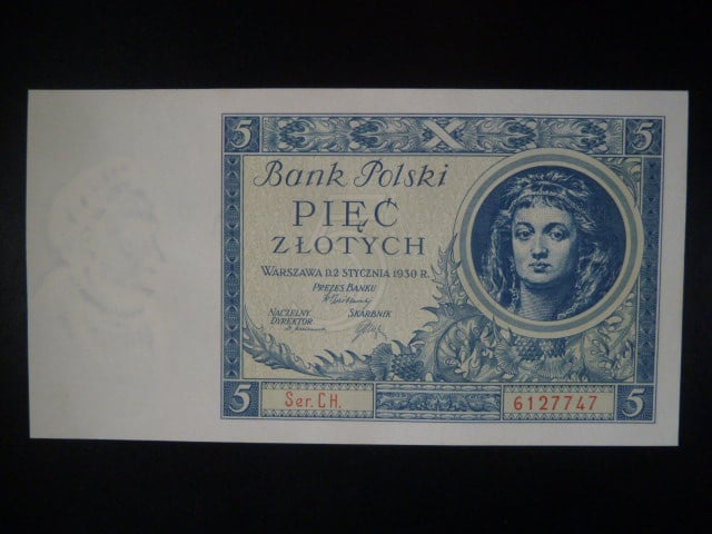 Polsko, 5 Zl 1930 série CH, Ba. PL3b
