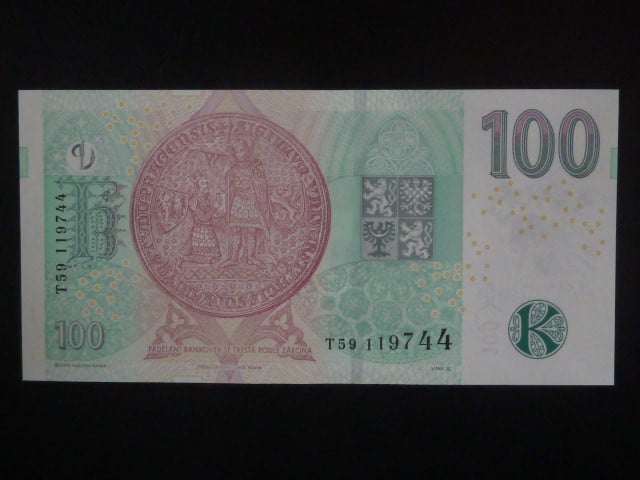 100 Kč 2018 série T 59