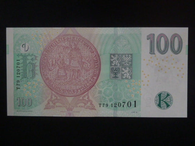 100 Kč 2018 série T 79