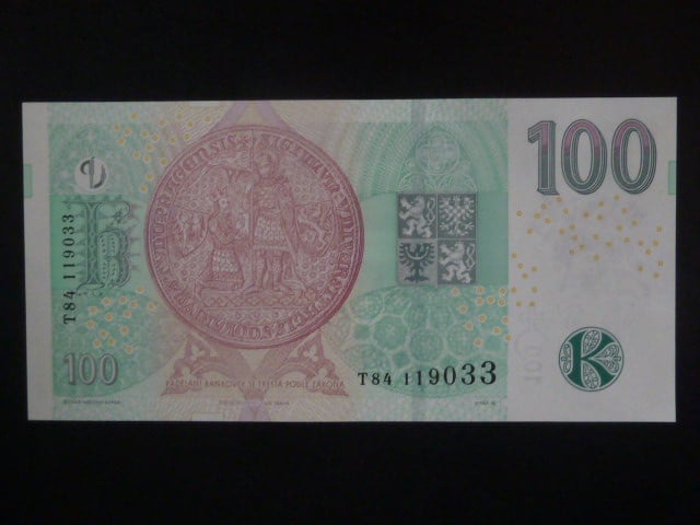 100 Kč 2018 série T 84