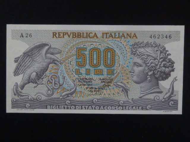 500 Lire 1974, BNB. B323a, Pi. 94