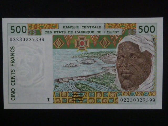 ZÁPADNÍ AFRIKA, TOGO, 500 Francs 2002 T, BNB. B115Tl, Pi. 810Tl