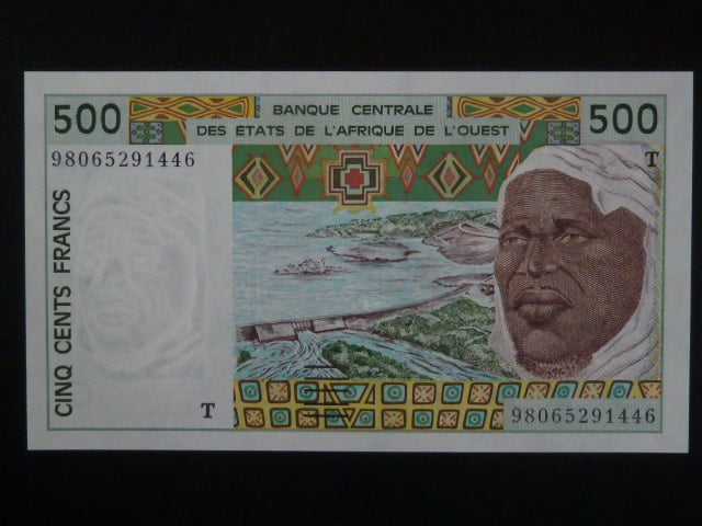 ZÁPADNÍ AFRIKA, TOGO, 500 Francs 1998, BNB. B115Th, Pi. 810Ti