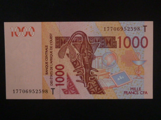 ZÁPADNÍ AFRIKA, TOGO, 1000 Francs 2017, BNB. B121Tq, Pi. 815Tq