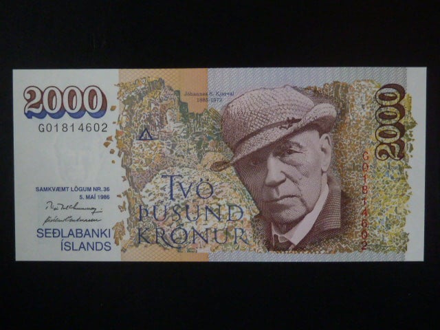 2000 Krónur 1986, BNB B812a, Pi. 57