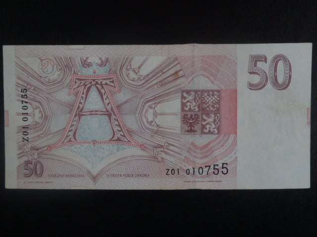 50 Kč 1993 série Z 01