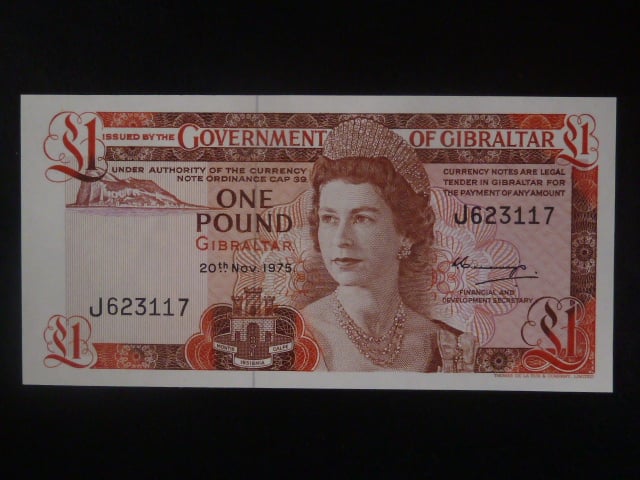1 Pound 1975, BNB. B118a, Pi. 20