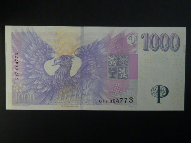 1000 Kč 2008 série G 17