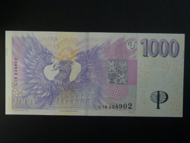 1000 Kč 2008 série G 18